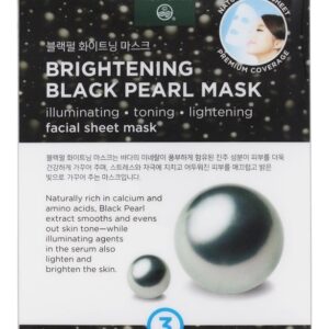 Comprar Máscara Facial de Pérola Negra Iluminadora - 3 Contagem Earth Therapeutics