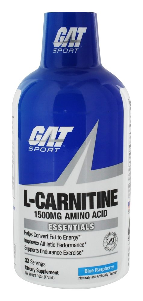 Comprar Essenciais de Aminoácidos Líquidos de L-Carnitina Framboesa Azul 1500 mg. - 16 fl. oz. GAT