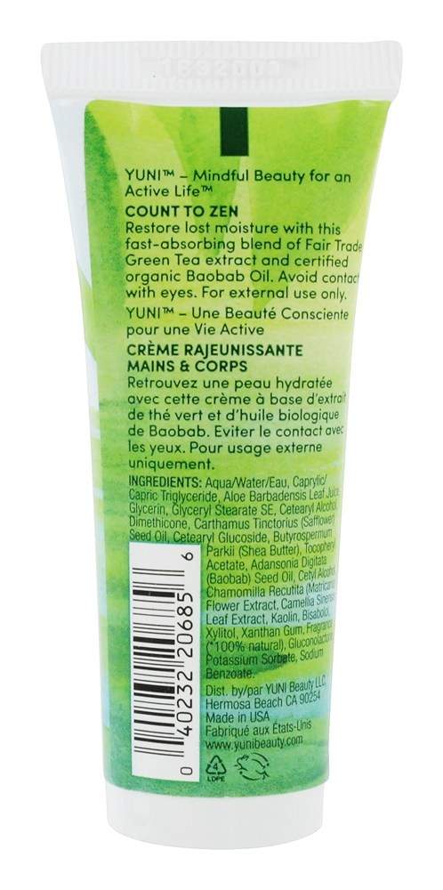 Comprar Contar Para Zen Rejuvenescedor Mão & Corpo Creme - 1 fl. oz. Yuni - Imagem 2