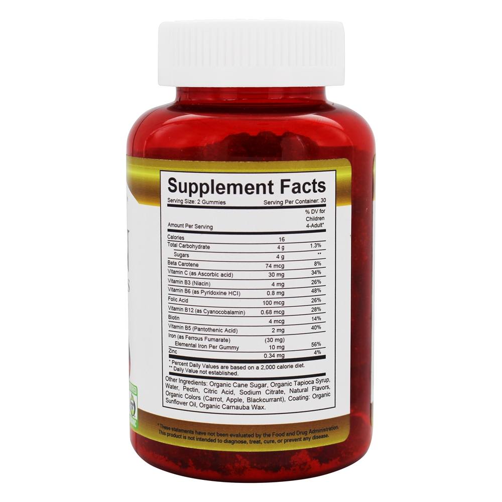 Comprar Ferro Vegano em Gomas Para Adultos Sabor Natural de Frutas - 60 Gummies Vitamin Friends - Imagem 2