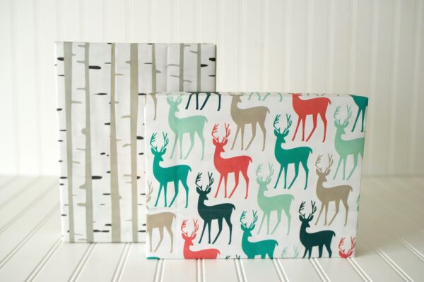 Comprar Veados de papel de embrulho reversíveis / Birch - 6 Planilha (s) Wrappily Eco Gift Wrap Co. - Imagem 4