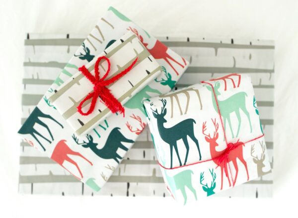 Comprar Veados de papel de embrulho reversíveis / Birch - 6 Planilha (s) Wrappily Eco Gift Wrap Co. - Imagem 6