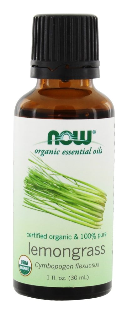 Comprar 100 % Pure e óleo essencial orgânico Lemongrass - 1 fl. oz. NOW Foods