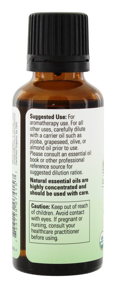 Comprar 100 % Pure e óleo essencial orgânico Lemongrass - 1 fl. oz. NOW Foods - Imagem 3