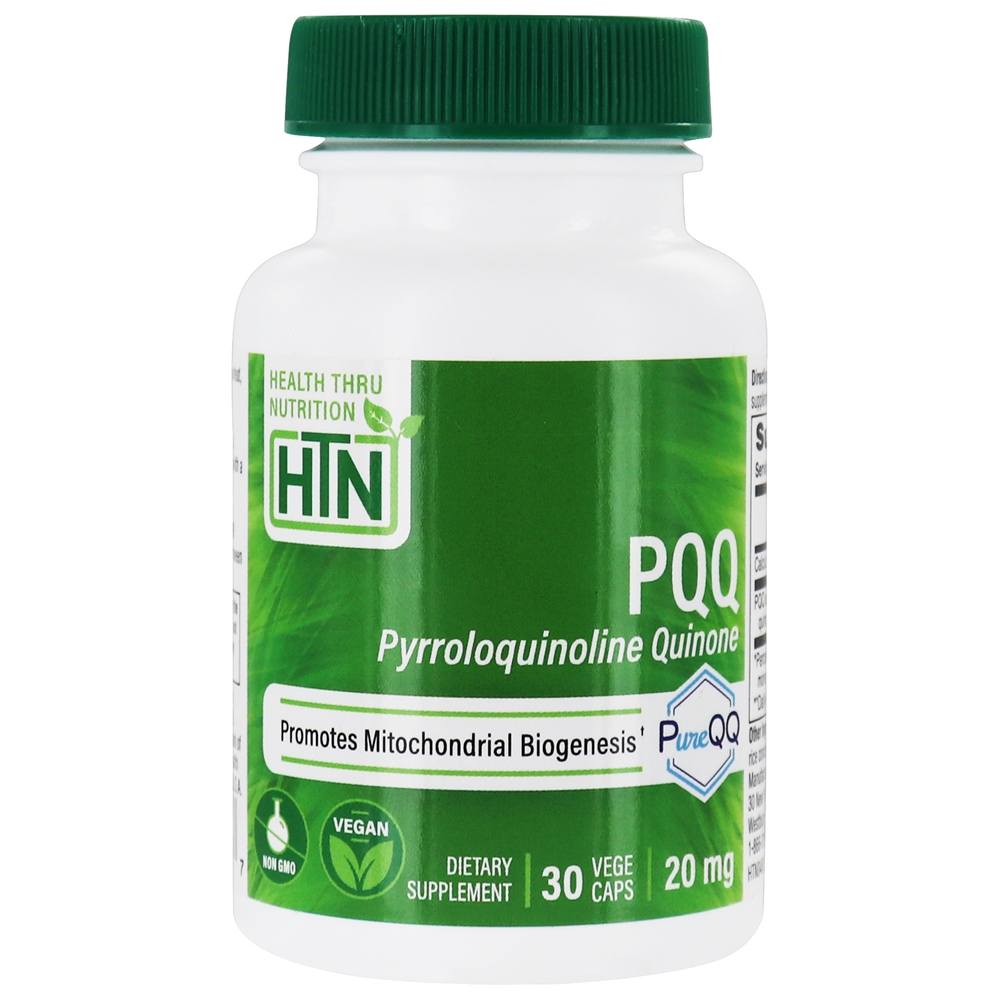 Comprar Suporte à biogênese mitocondrial PQQ 20 mg . - 30 Cápsula (s) vegetal (s) Health Thru Nutrition