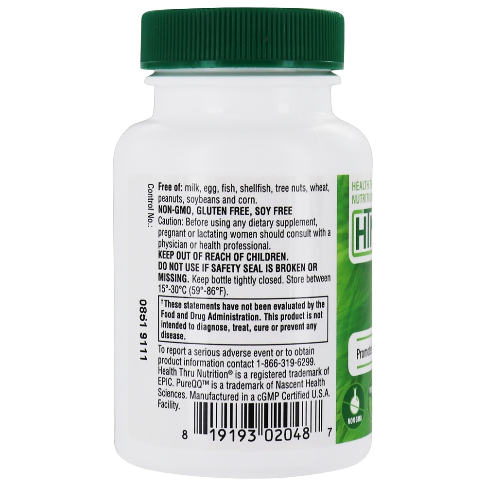 Comprar Suporte à biogênese mitocondrial PQQ 20 mg . - 30 Cápsula (s) vegetal (s) Health Thru Nutrition - Imagem 3