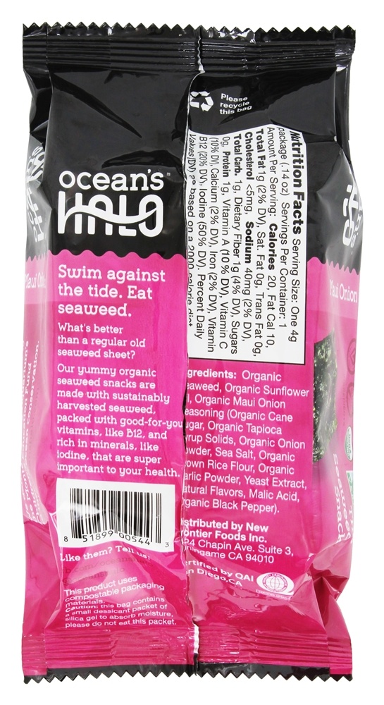 Comprar A Cebola De Alga De Alho Maui - 0.14 oz. Ocean's Halo - Imagem 2