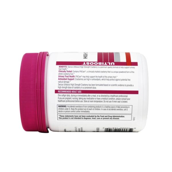 Comprar Saúde do trato urinário de cranberry de alta resistência Ultiboost 25000 mg . - 100 Softgels Swisse - Imagem 4