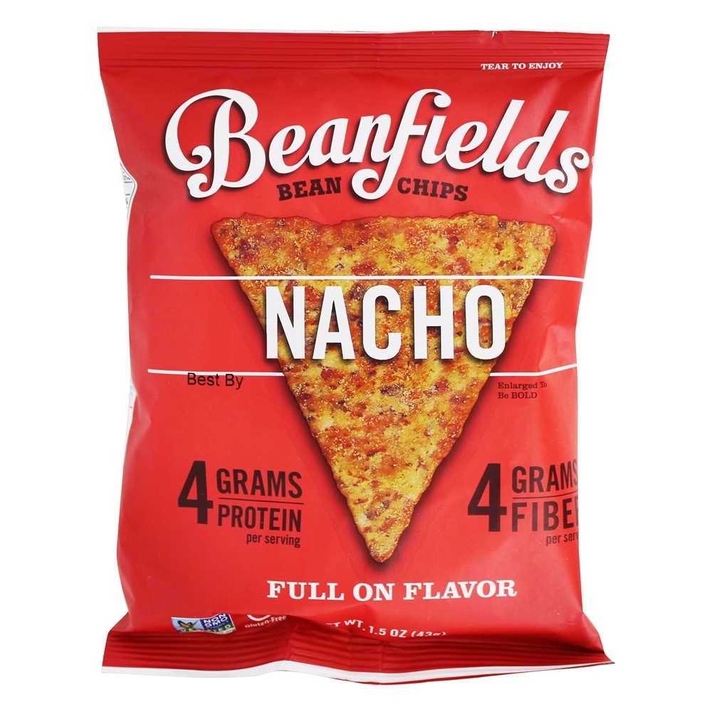 Comprar Chips de Feijão Sem Glúten Nacho - 24 Malas Beanfields - Imagem 2