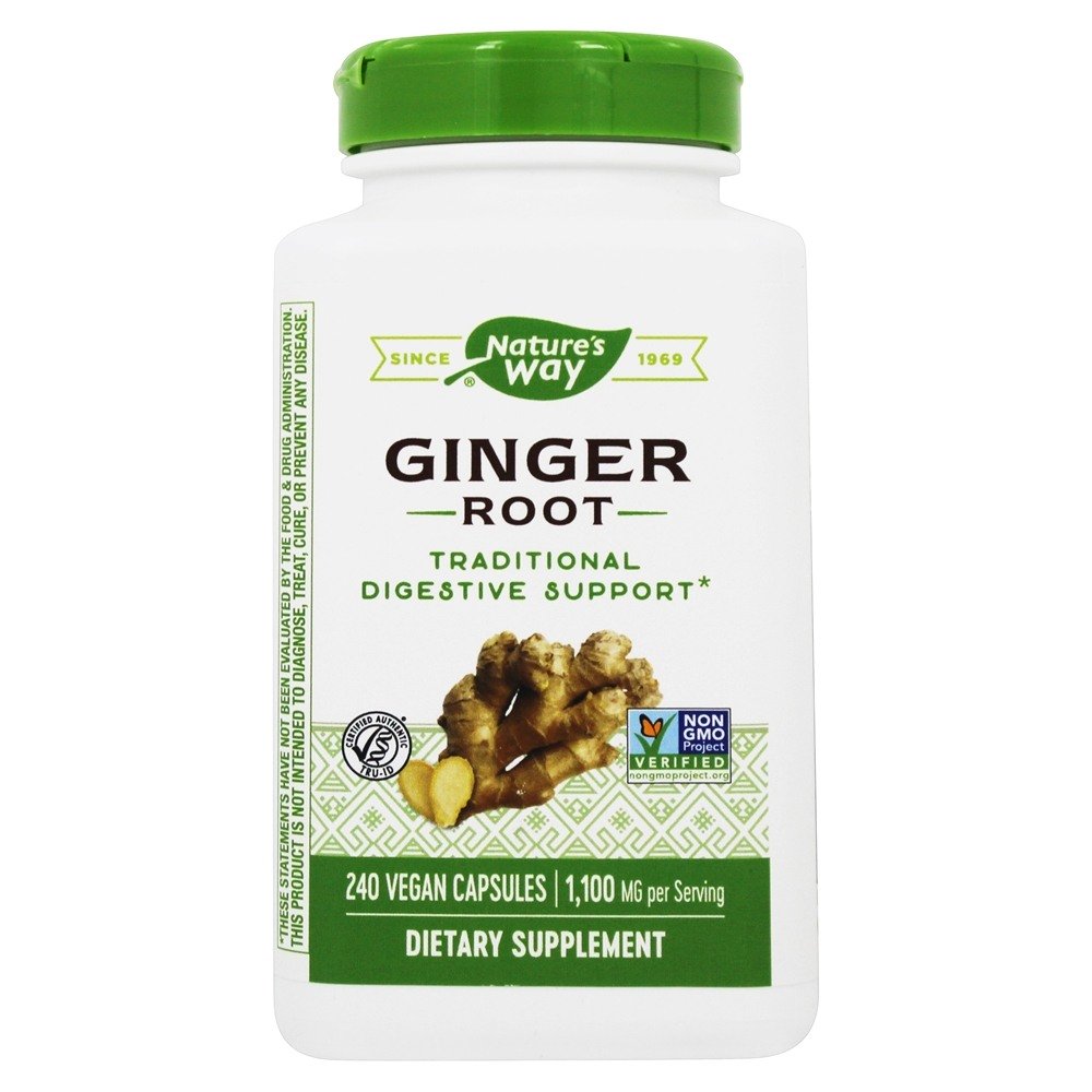 Comprar Raiz de Gengibre 1100 mg. - Cápsulas Vegan 240 Nature's Way