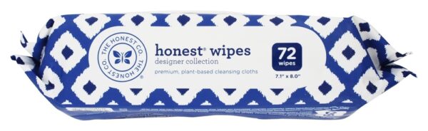Comprar Honesto Bebê Toalhetes Estilista Coleção Azul Ikat Imprimir - 72 Limpe (s) The Honest Company - Imagem 4