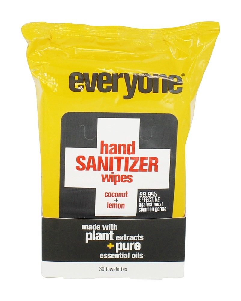 Comprar Todos Sanitizer para mãos Wipes Coco + Limão - 30 Toalha (s) EO Products