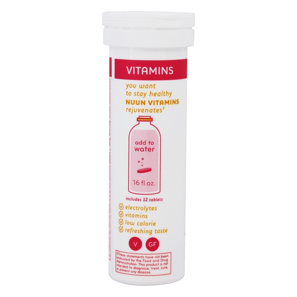 Comprar Suplemento vitamínico efervescente de hidratação Laranja toranja - 12 Tablets Nuun - Imagem 3