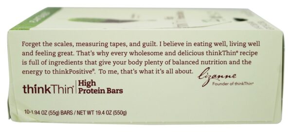 Comprar thinkthin Planta Baseado Alto Proteína Barras Caixa Chocolate Hortelã - 10 Barras Think Products - Imagem 4