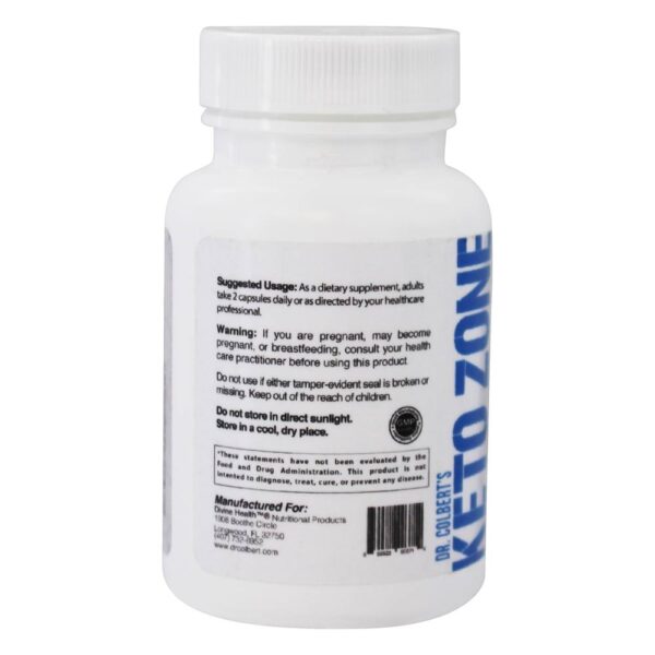 Comprar Dr. Colbert Ceto Zona Gordura-Zyme - 60 Cápsula (s) vegetal (s) Divine Health - Imagem 4