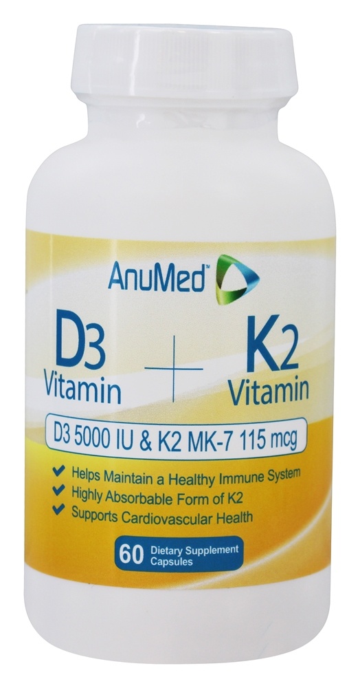 Comprar Vitamina D3 + Vitamina K2 - Cápsulas 60 AnuMed