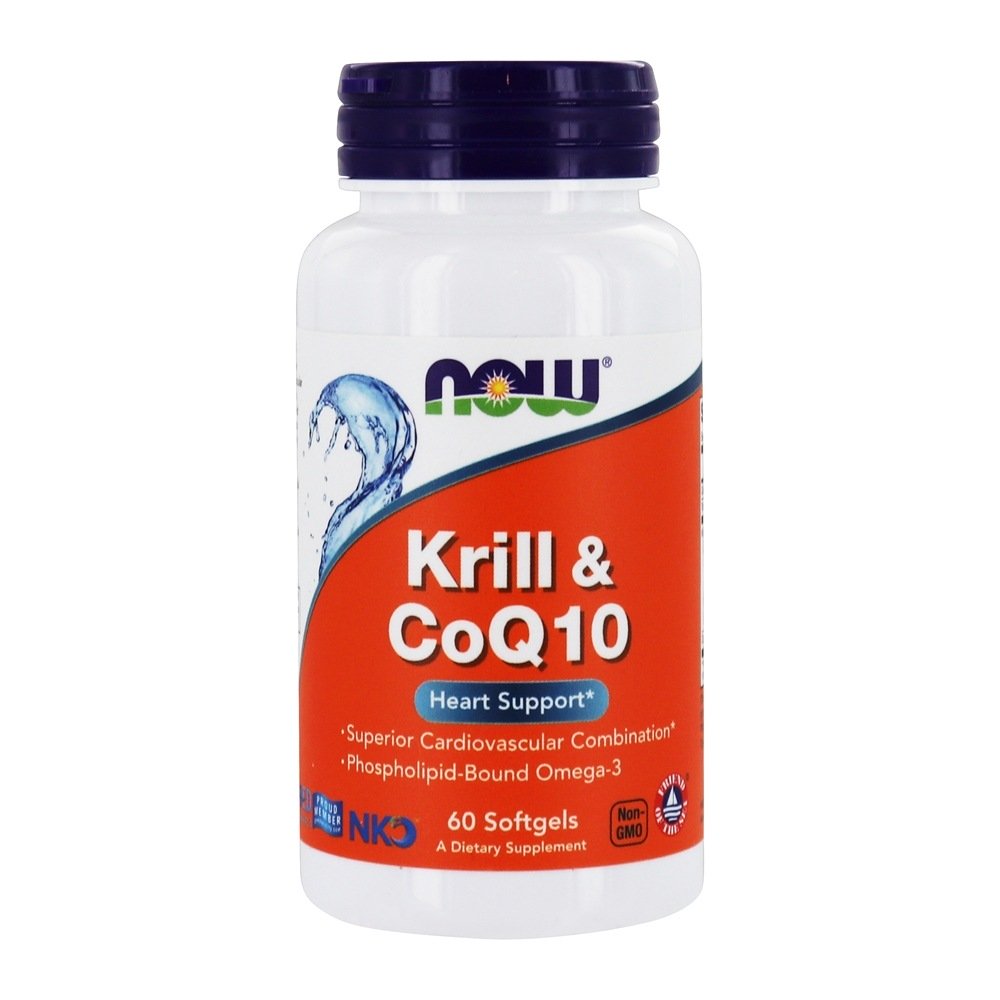 Comprar Krill & CoQ10 Apoio Para o Coração - 60 Softgels NOW Foods