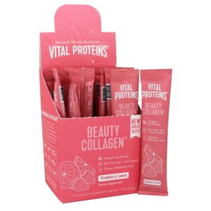 Comprar Colágeno de Beleza Em Pó Sabor Morango Limão - 14 Pacotes (s) Vital Proteins