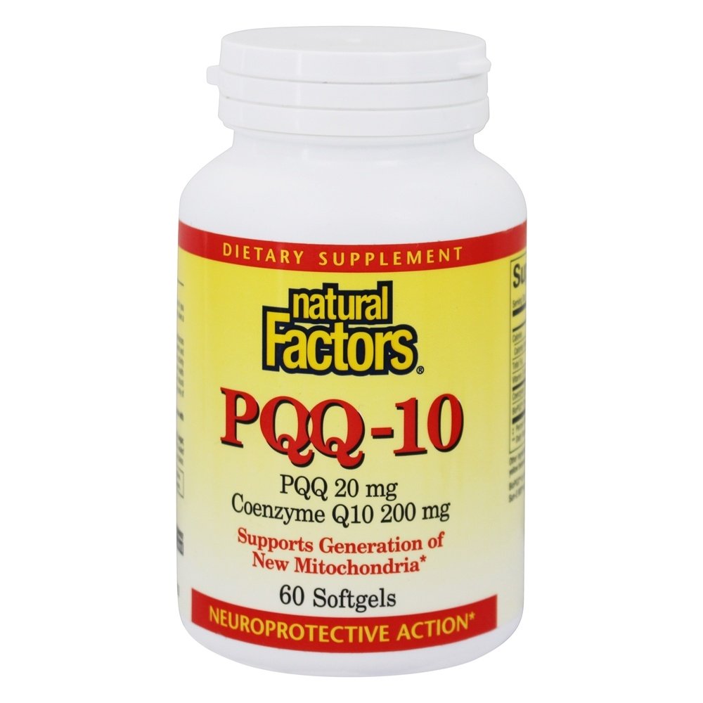 Comprar PQQ-10 Fórmula de Ação Neuroprotetora PQQ 20mg / CoQ10 200mg - 60 Softgels Natural Factors