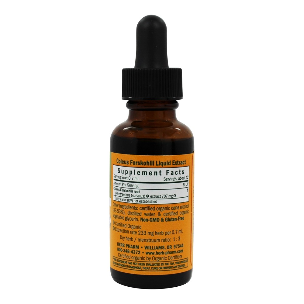 Comprar Extracto Líquido Coleus Forskohlii para Restauração Cardio e Sistema Circulatório - 1 fl. oz. Herb Pharm - Imagem 2