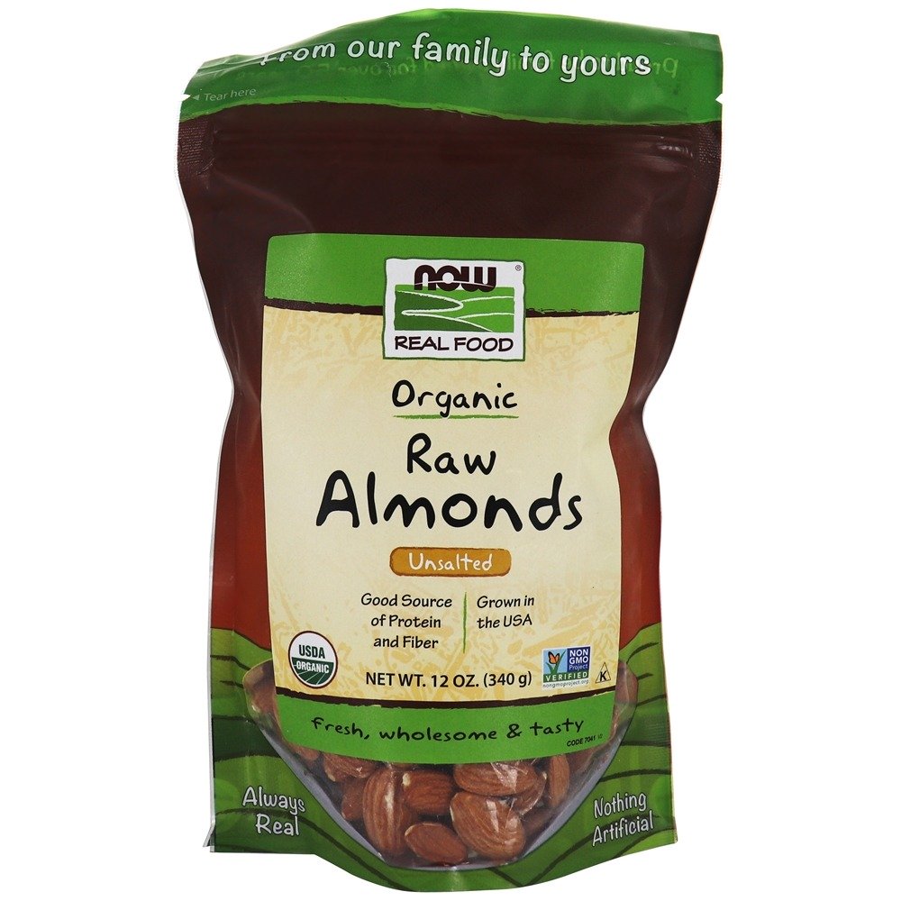 Comprar NOW Real Food Organic Organic Amêndoas sem sal - 12 oz. NOW Foods
