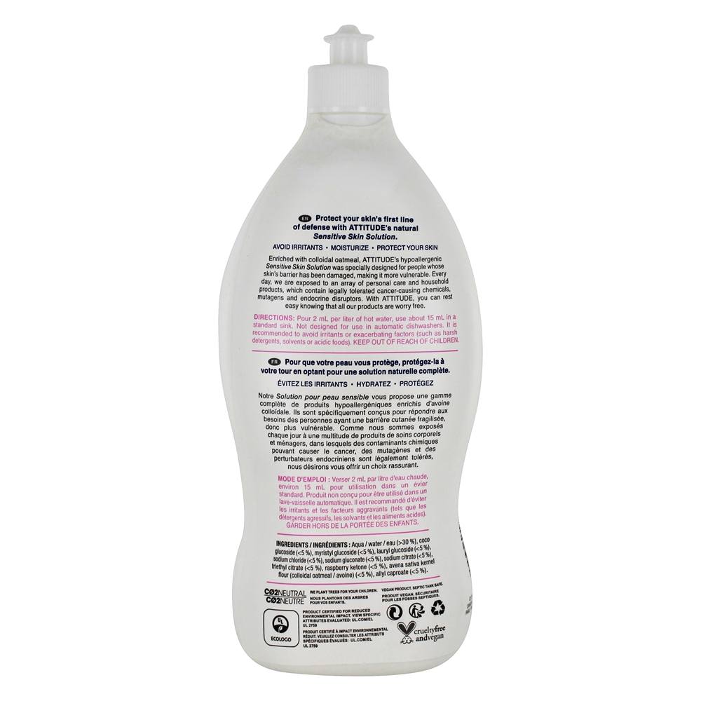 Comprar Natural Bebê Sensível Pele Garrafa & Dishwash Líquido Fragrância Livre - 23.6 fl. oz. Attitude - Imagem 2