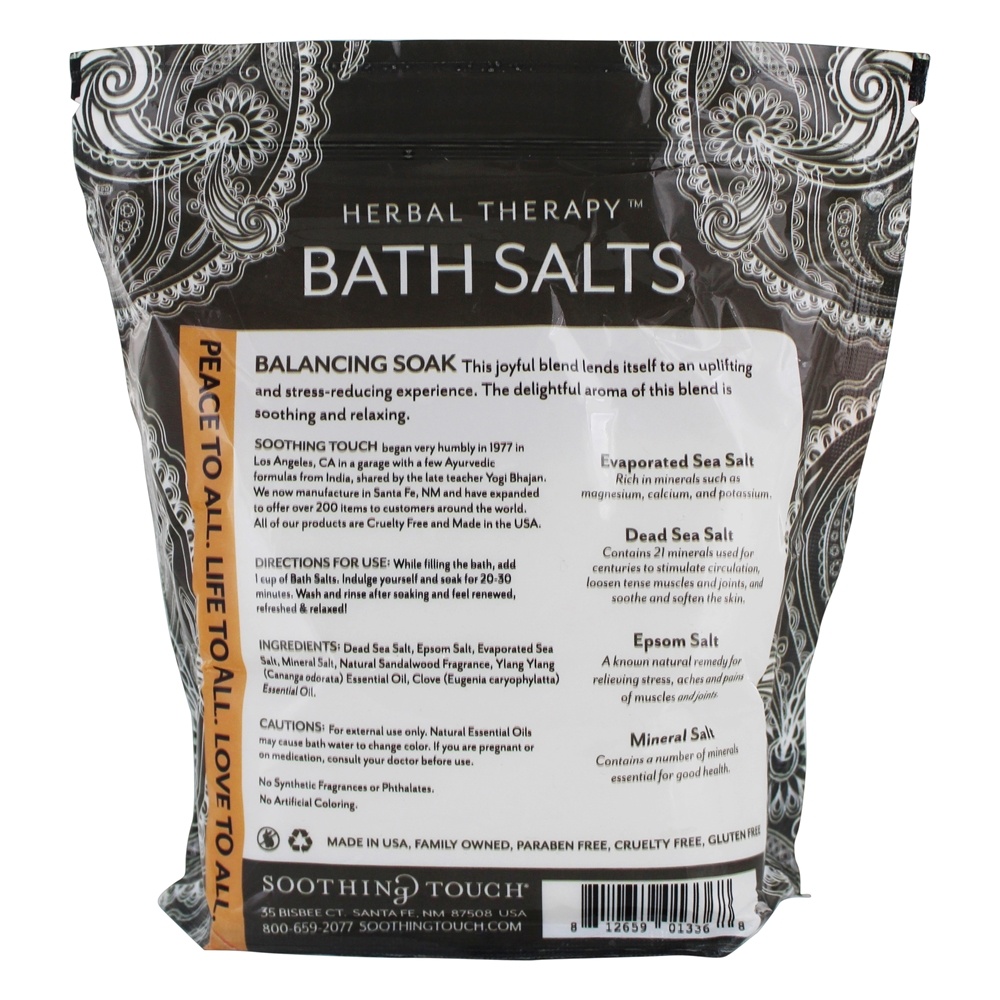 Comprar Sais de banho de sono profundo equilibrando Soak cravo, sândalo e Ylang Ylang - 32 oz. Soothing Touch - Imagem 2