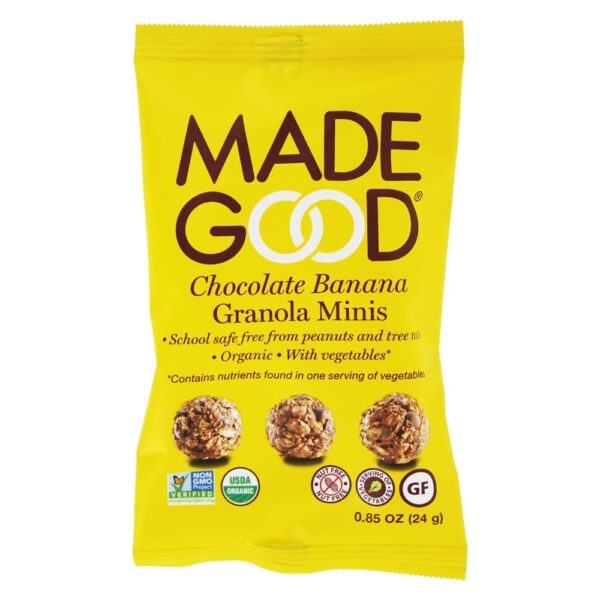 Comprar Orgânico Granola Minis Chocolate Banana - 4 Bolsas Made Good - Imagem 5