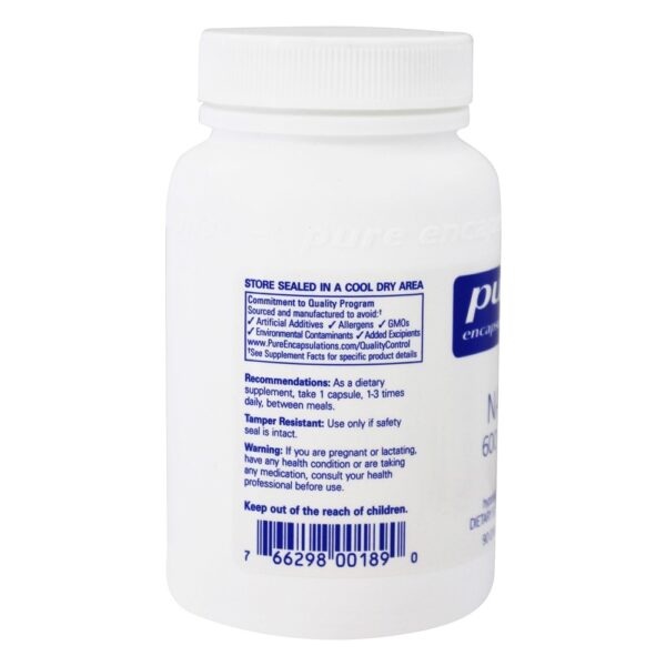 Comprar NAC N-Acetil-L-Cisteína 600 mg. - Cápsulas 90 Pure Encapsulations - Imagem 4