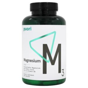 Comprar Magnésio biodisponível M3 com ácido málico, zinco e vitamina B6 - Cápsulas 120 Puori