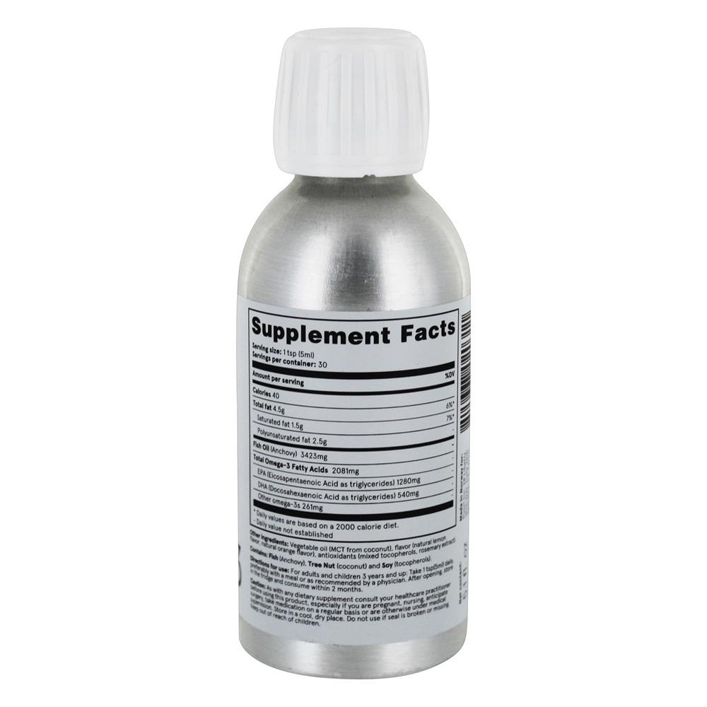 Comprar O3L Ultra Pure Óleo de peixe líquido 2081 mg. - 5.1 fl. oz. Puori - Imagem 2