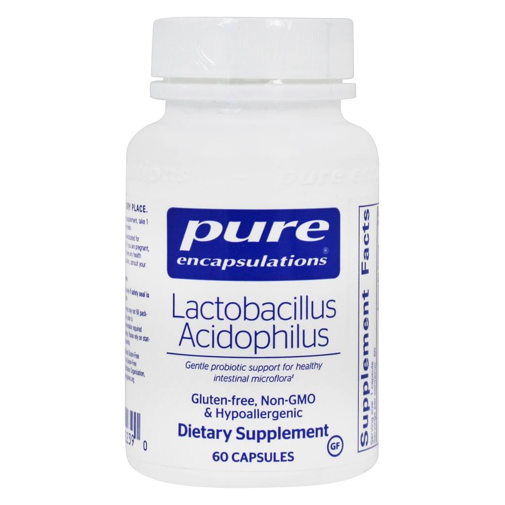 Comprar Lactobacilos Acidophilus Probiotic 3 Bilhões de UFC - Cápsulas 60 Pure Encapsulations