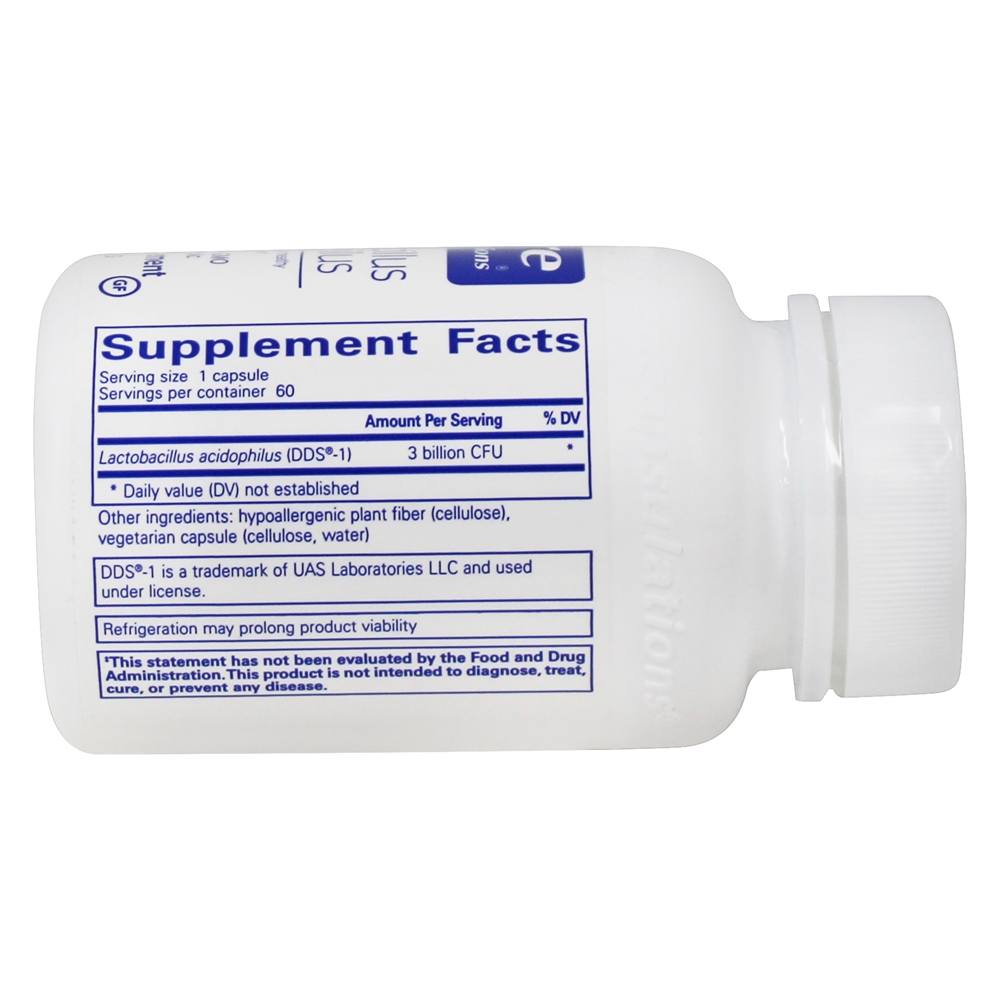 Comprar Lactobacilos Acidophilus Probiotic 3 Bilhões de UFC - Cápsulas 60 Pure Encapsulations - Imagem 2
