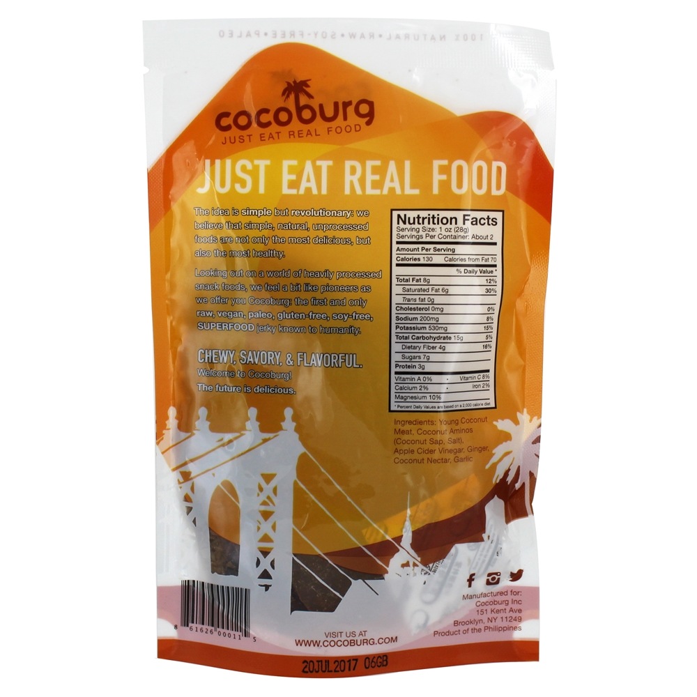 Comprar Vegan Coco Irregular Gengibre Teriyaki - 1.5 oz. Cocoburg - Imagem 2