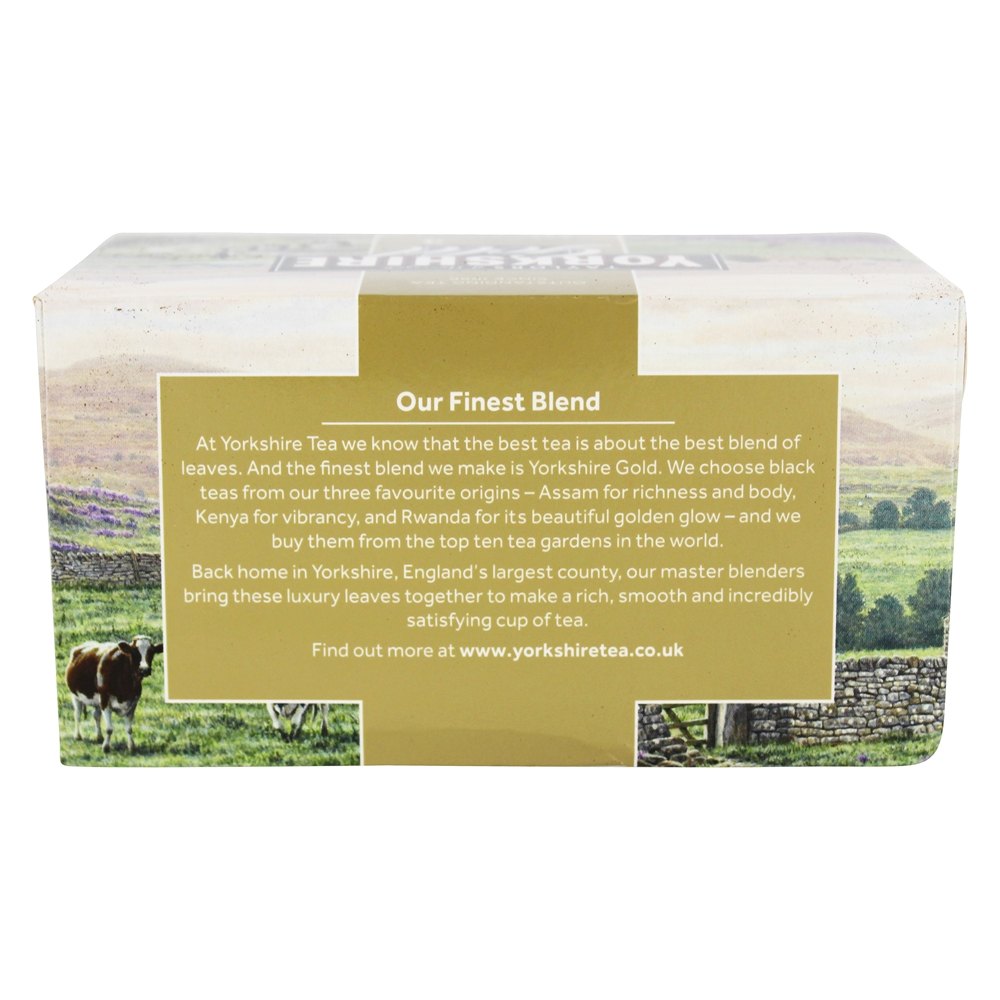 Comprar Yorkshire Ouro Preto Chá - 40 Saquinhos de Chá Taylors of Harrogate - Imagem 3
