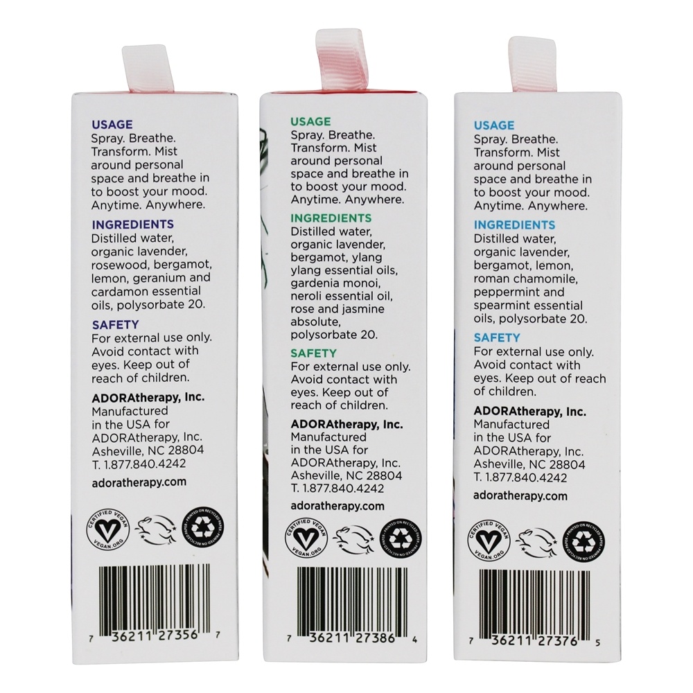 Comprar Mood Boost Sprays Pacífica, equilibrada e inspirada - 3 Contagem Adoratherapy - Imagem 4