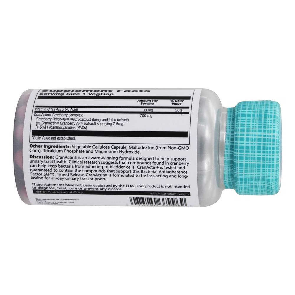 Comprar Liberação de Tempo CranActin para a Saúde do Trato Urinário - 30 Cápsula (s) vegetal (s) Solaray - Imagem 3