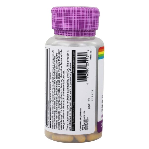 Comprar Extrato de raiz de açafrão lipossomal 330 mg. - 30 Cápsula (s) vegetal (s) Solaray - Imagem 4