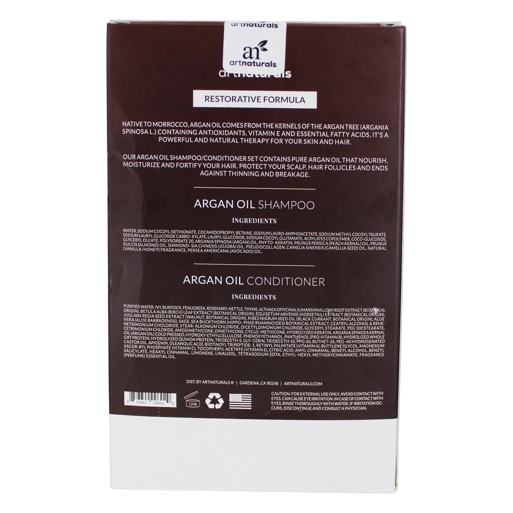 Comprar Shampoo e Condicionador Argan Duo - 2 Contagem Art Naturals - Imagem 2