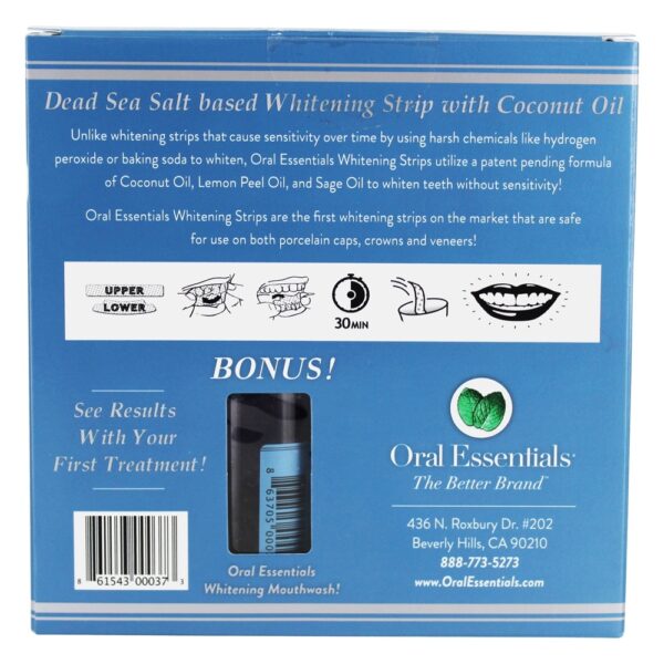 Comprar Tiras de Clareamento Medicamente Desenvolvidas Bochechos e Cremes Bónus - 14 Contagem Lumineux Oral Essentials - Imagem 8