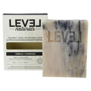 Comprar Sabonete em Barra de Baunilha + Carvão Vegetal - 5.8 oz. Level Naturals