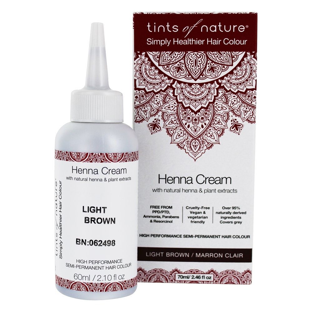 Comprar Hena Creme Cabelo Corante Luz Marrom - 2.46 fl. oz. Tints Of Nature