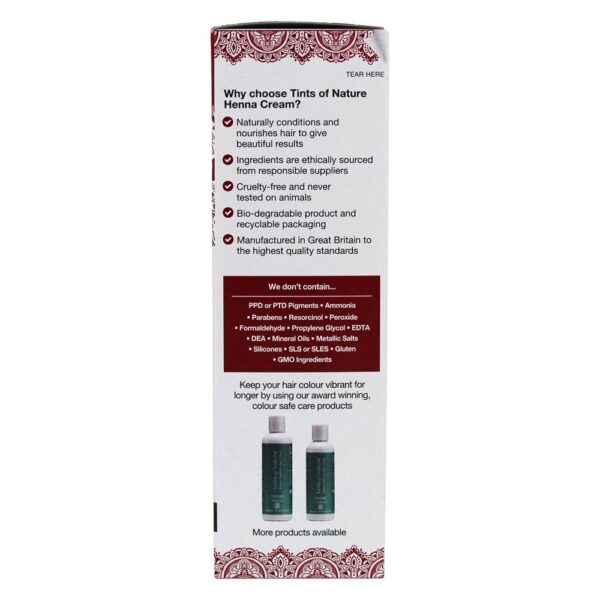 Comprar Hena Creme Cabelo Corante Luz Marrom - 2.46 fl. oz. Tints Of Nature - Imagem 5