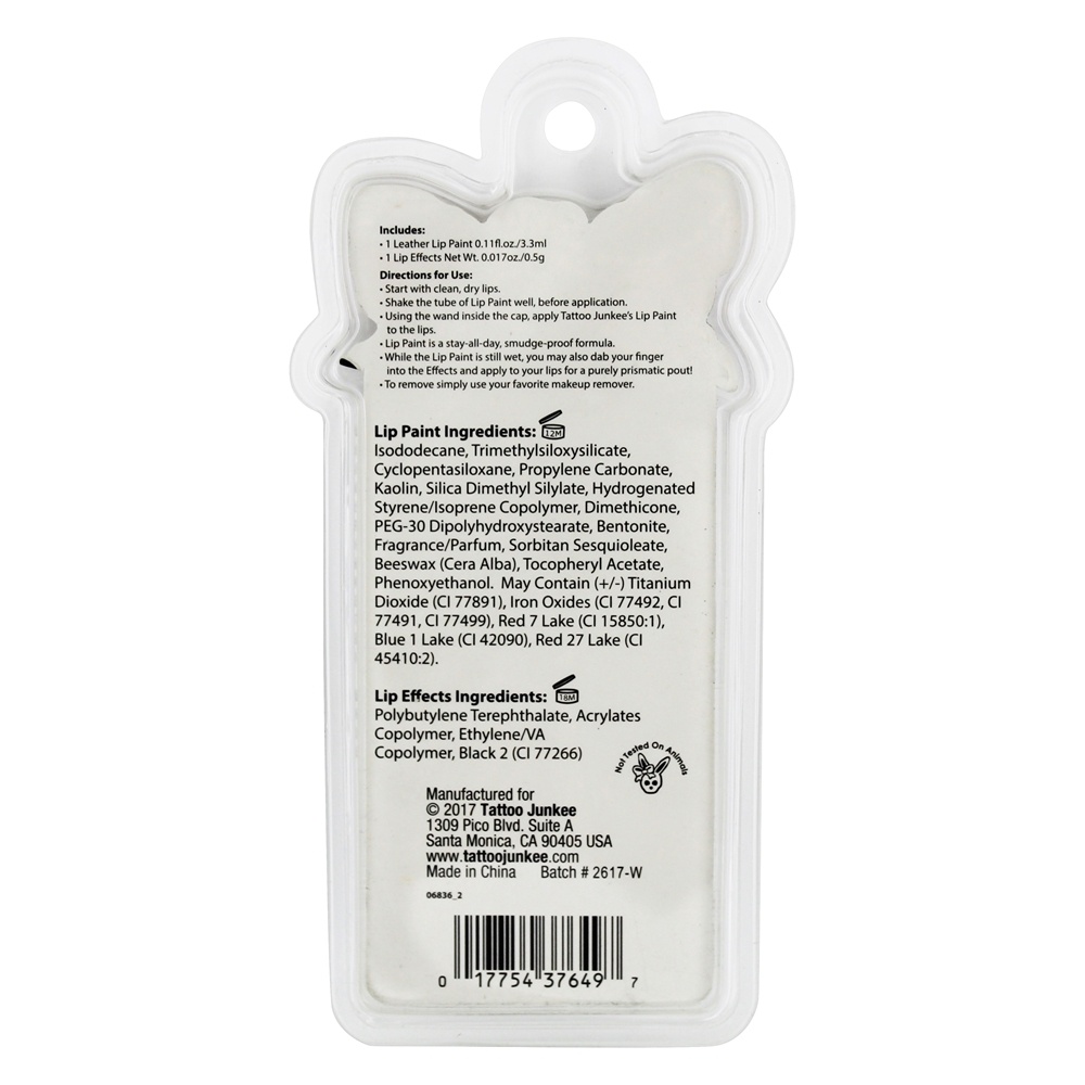 Comprar Pintura labial + Lip Effects Leather - 2 Contagem Tattoo Junkee - Imagem 3