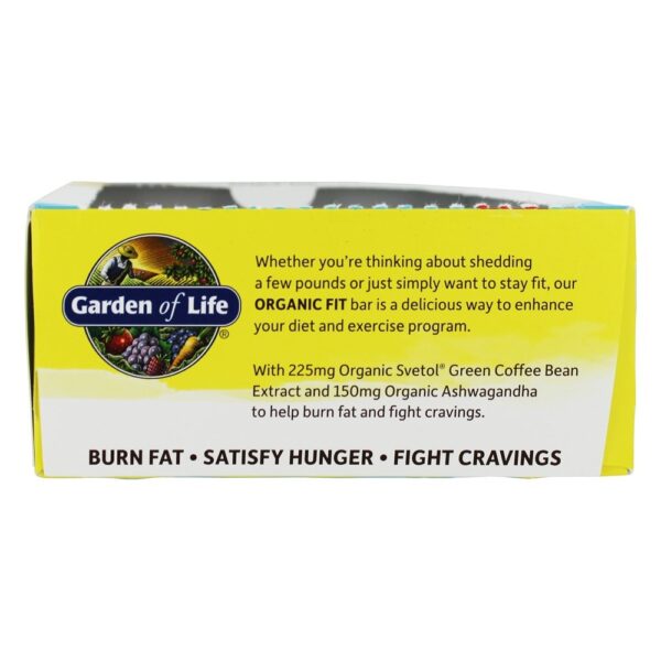 Comprar Orgânico Caber Alto Proteína Peso Perda Barras Chocolate Coco Amêndoa - 12 Barras Garden of Life - Imagem 4