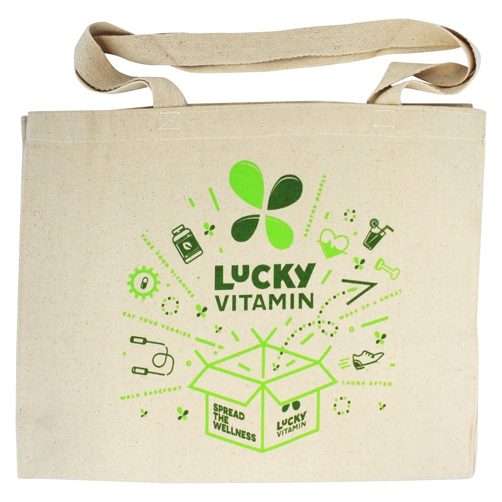 Comprar Sacola de lona de algodão LuckyVitamin Gear