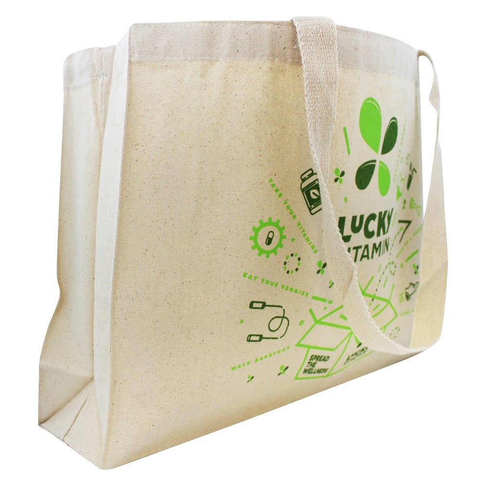 Comprar Sacola de lona de algodão LuckyVitamin Gear - Imagem 2