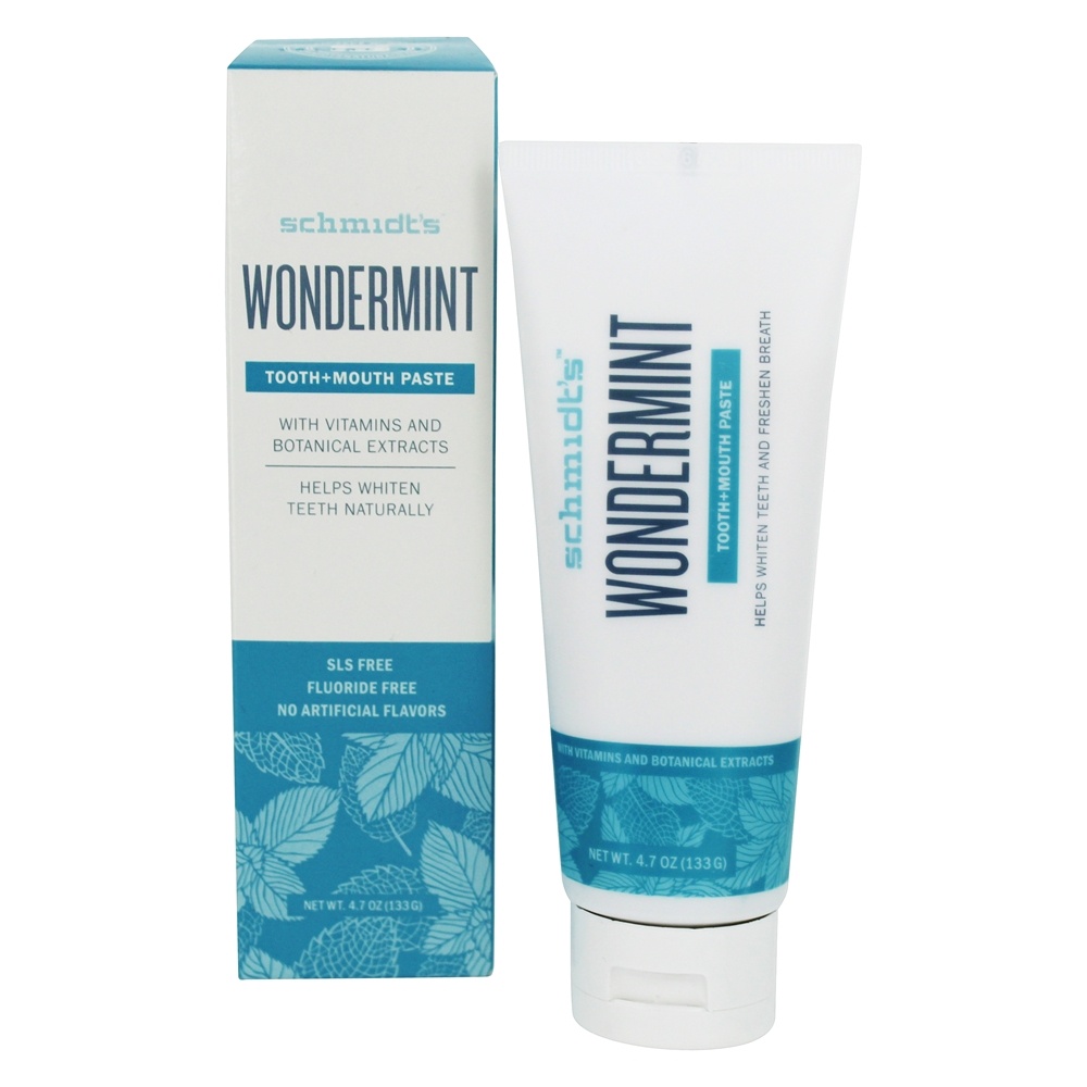 Comprar Dente + Boca Creme dental com Vitaminas e Botânico Extratos Wondermint - 4.7 oz. Schmidt's
