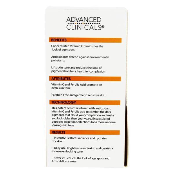Comprar Soro Facial Anti-Aging Vitamina C com Aloe Vera Calmante - 1.75 fl. oz. Advanced Clinicals - Imagem 4