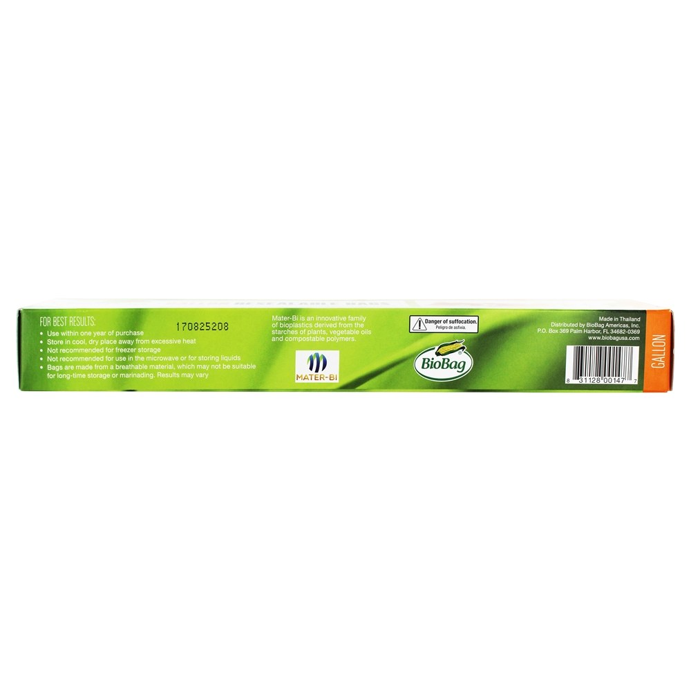 Comprar Sacolas rescritas compostais 1 galão - 15 Malas BioBag - Imagem 2